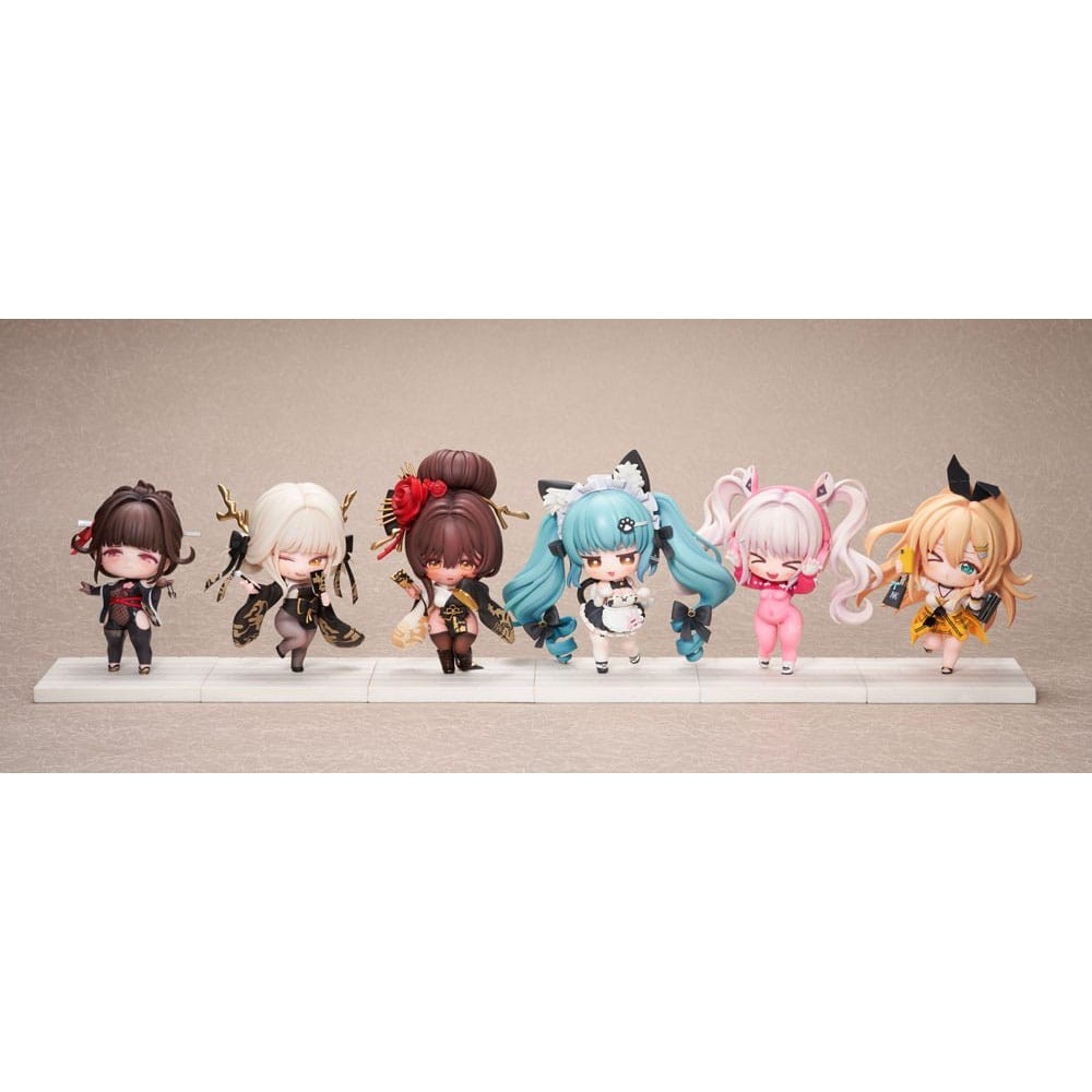GODDESS OF VICTORY NIKKE SAC SERIES 6-PACK CHIBI MINI FIGURE HOBBY SAKURA