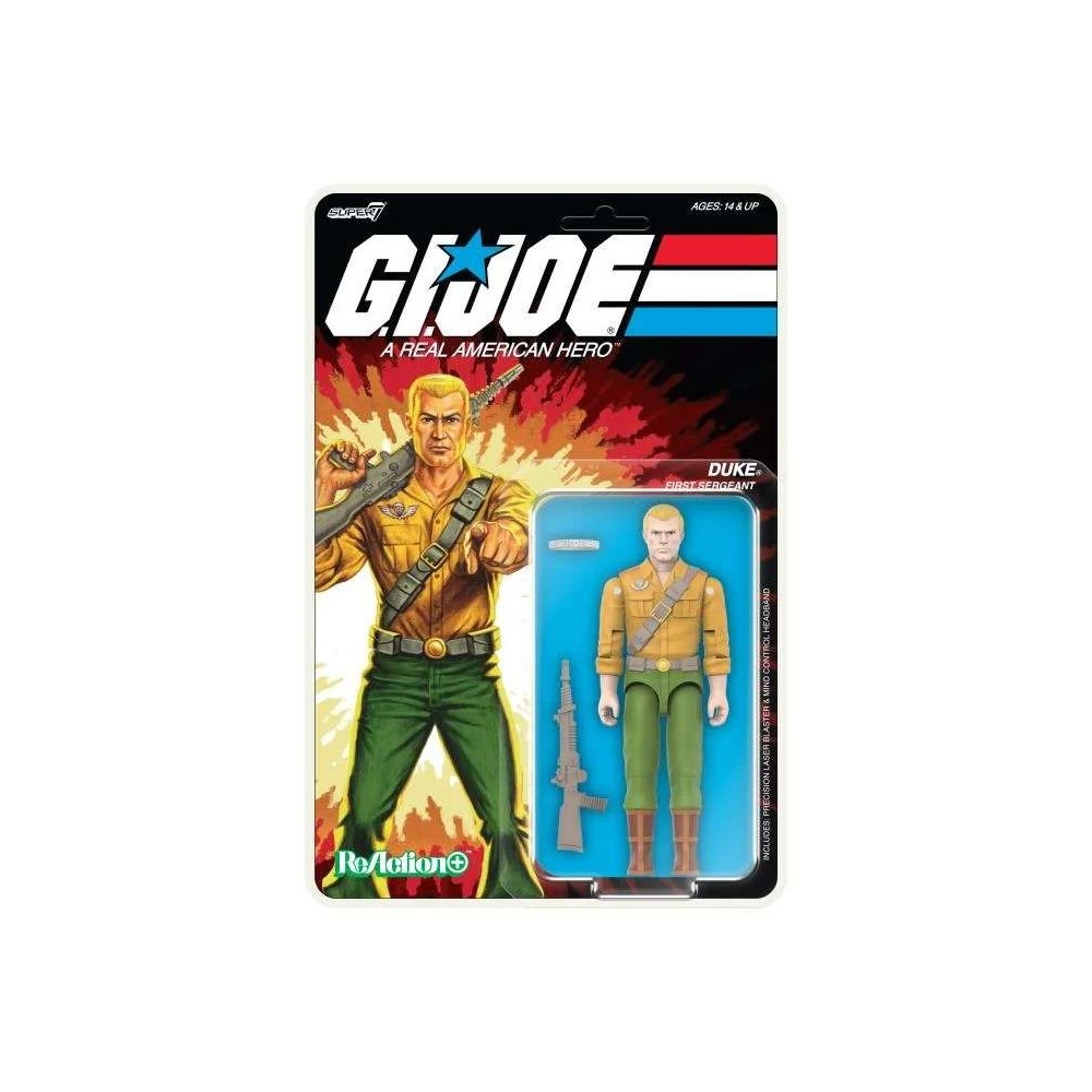 G.I. JOE REACTION+ DUKE ACTION FIGURE SUPER7
