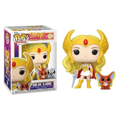 FUNKO FUNKO POP! ANIMATION MASTERS OF THE UNIVERSE SHE-RA & KOWL BOBBLE HEAD