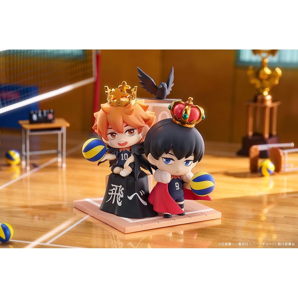 HAIKYU!! SHOYO HINATA E TOBIO KAGEYAMA QSET+ FIGURE DIORAMA GOOD SMILE COMPANY
