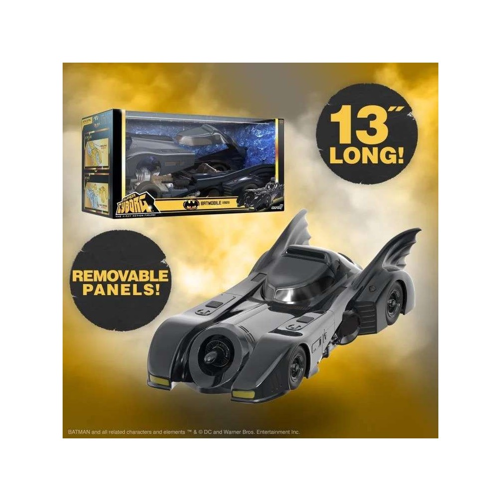BATMAN SUPER CYBORG BATMOBILE 1989 REPLICA FIGURE SUPER7