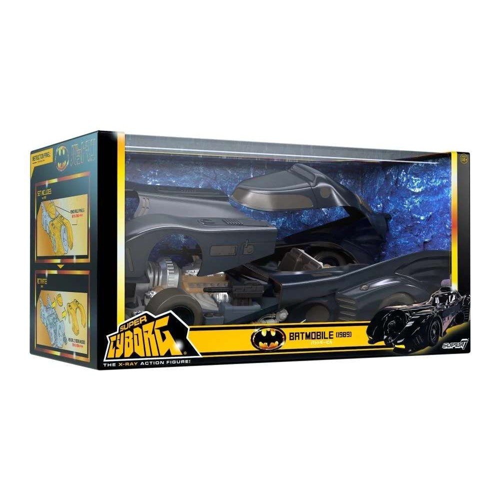 BATMAN SUPER CYBORG BATMOBILE 1989 REPLICA FIGURE SUPER7