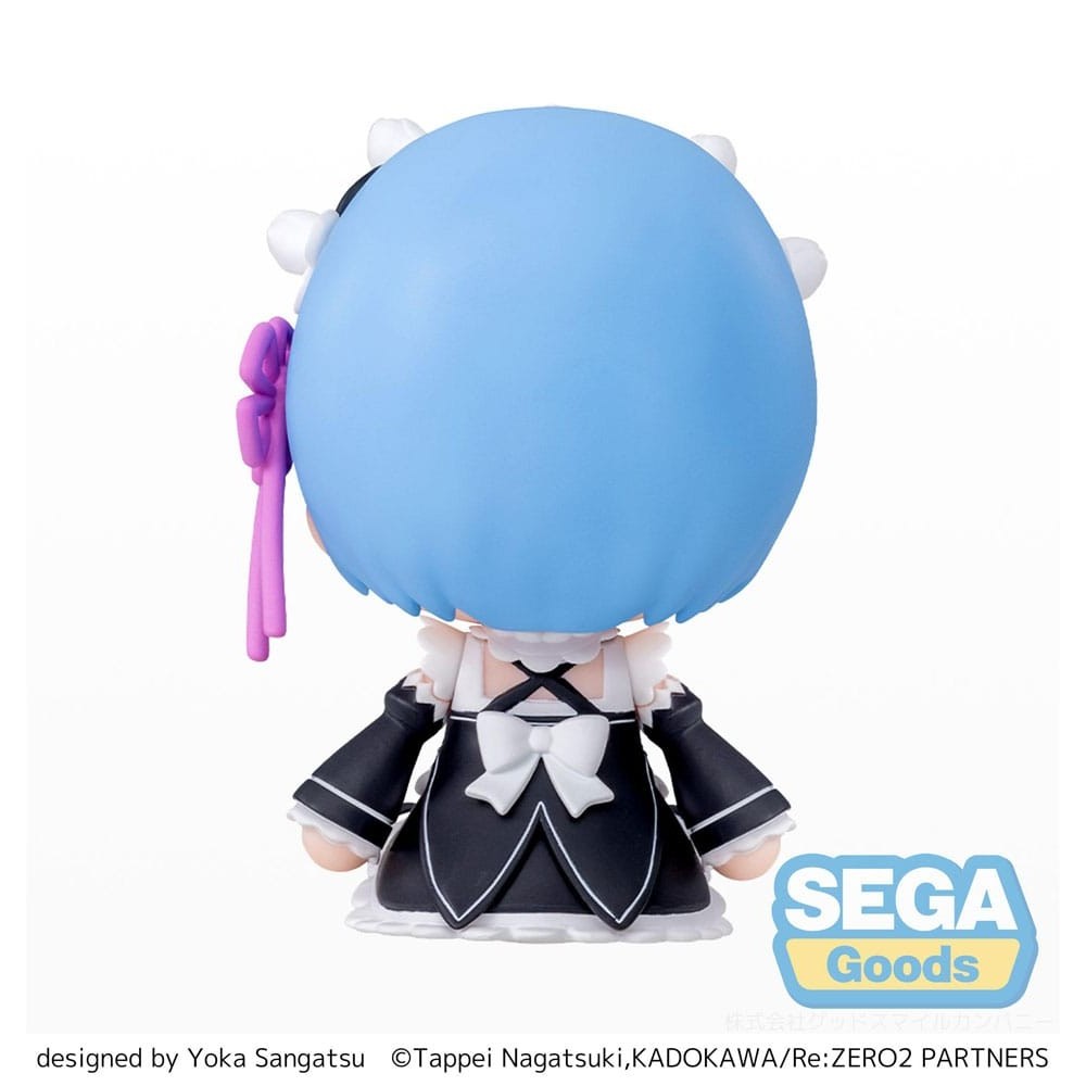 SEGA GOODS RE:ZERO FUWA PETIT CHIBI REM FIGURE