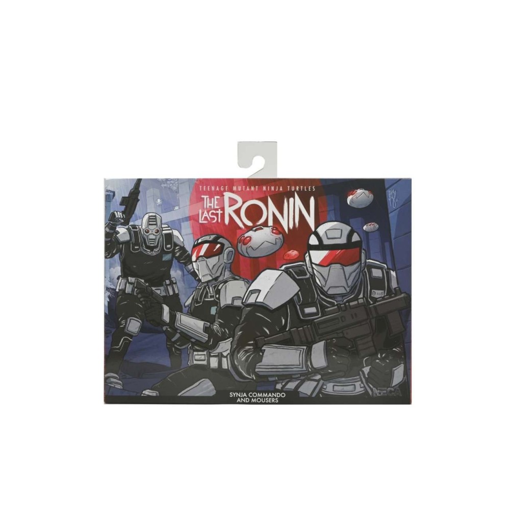 TEENAGE MUTANT NINJA TURTLES THE LAST RONIN SYNJA COMMANDO AND MOUSERS ACTION FIGURE NECA