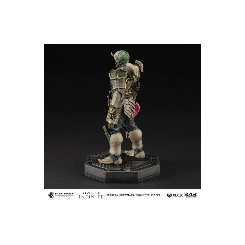 DARK HORSE HALO INFINITE SPARTAN CHONMAGE YOKAI 25CM PVC STATUE FIGURE