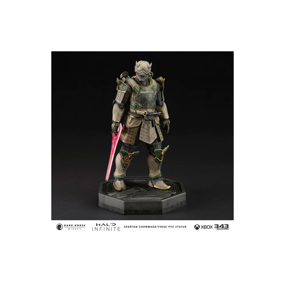 DARK HORSE HALO INFINITE SPARTAN CHONMAGE YOKAI 25CM PVC STATUE FIGURE