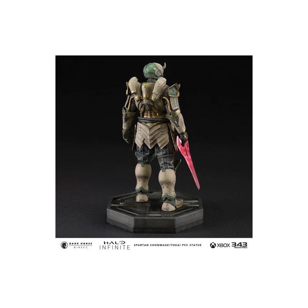 DARK HORSE HALO INFINITE SPARTAN CHONMAGE YOKAI 25CM PVC STATUE FIGURE