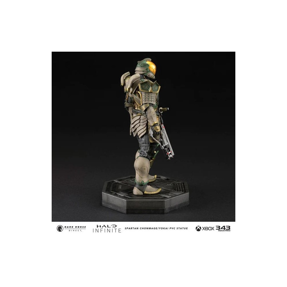 DARK HORSE HALO INFINITE SPARTAN CHONMAGE YOKAI 25CM PVC STATUE FIGURE