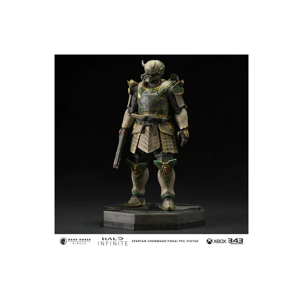DARK HORSE HALO INFINITE SPARTAN CHONMAGE YOKAI 25CM PVC STATUE FIGURE