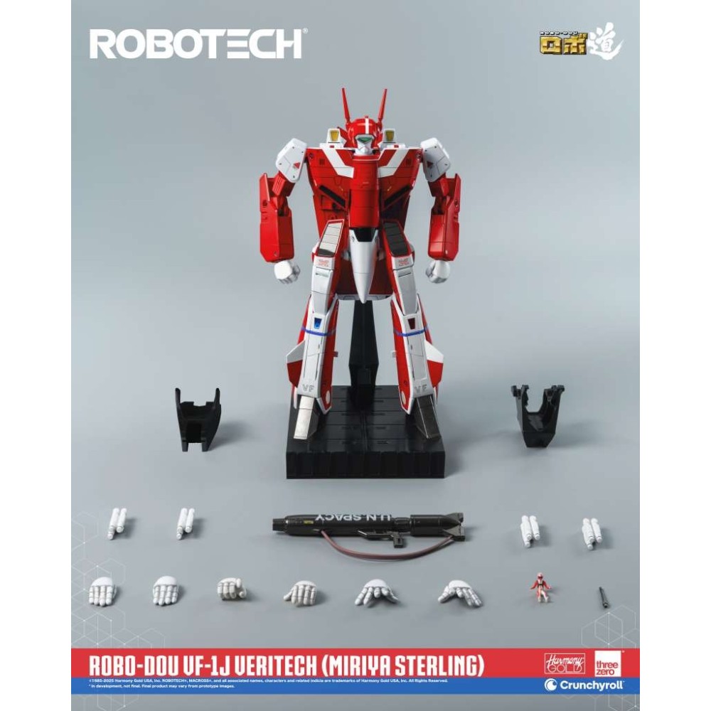 ROBOTECH ROBO-DOU VF-1J VERITECH MIRIYA STERLING ACTION FIGURE THREEZERO