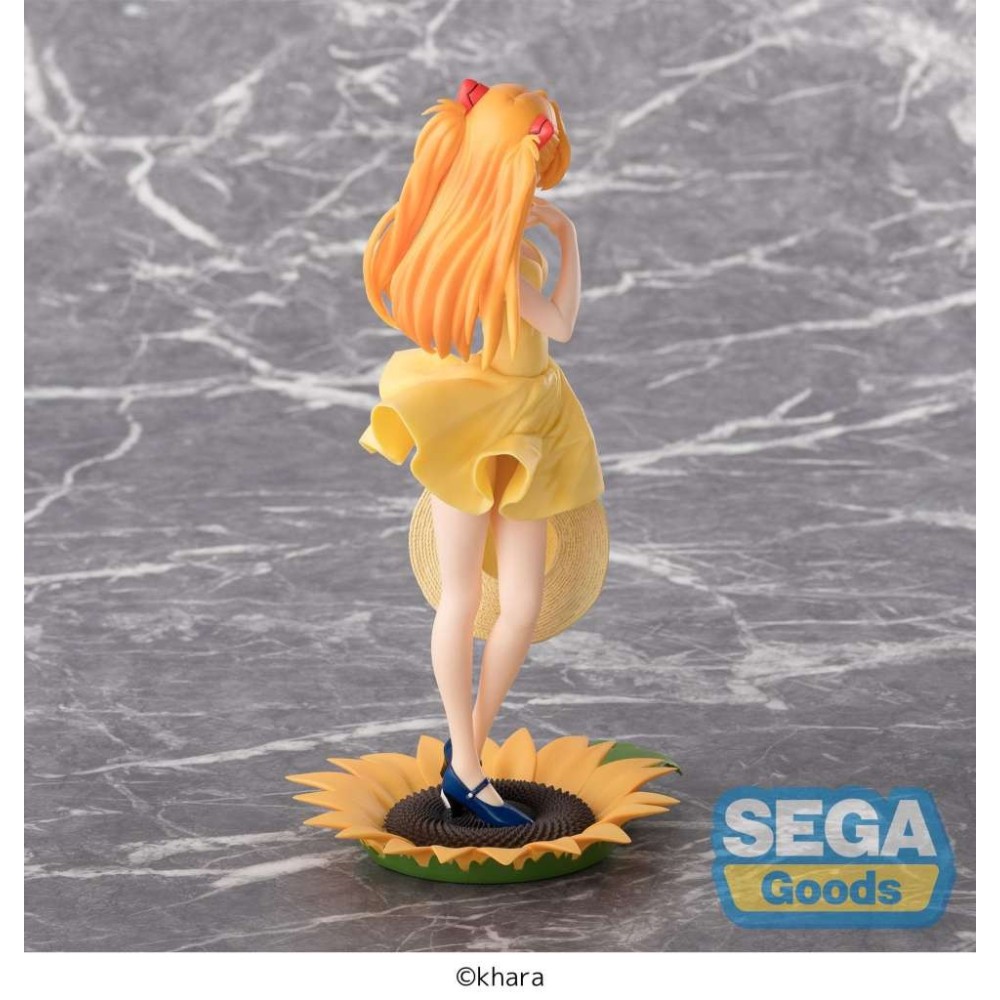 REBUILD OF EVANGELION ASUKA SUMMER DRESS LUMINASTA STATUA FIGURE SEGA GOODS