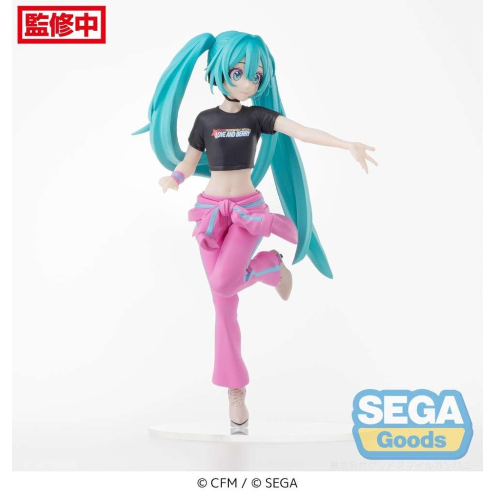 SEGA GOODS HATSUNE MIKU BERRY COSTUME DESKTOP X DECORATE PVC FIGURE STATUE