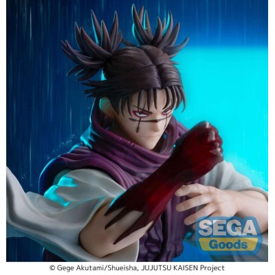 SEGA GOODS JUJUTSU KAISEN CHOSO FLOWING RED SCALE STACK VERSION LUMINASTA STATUE FIGURE