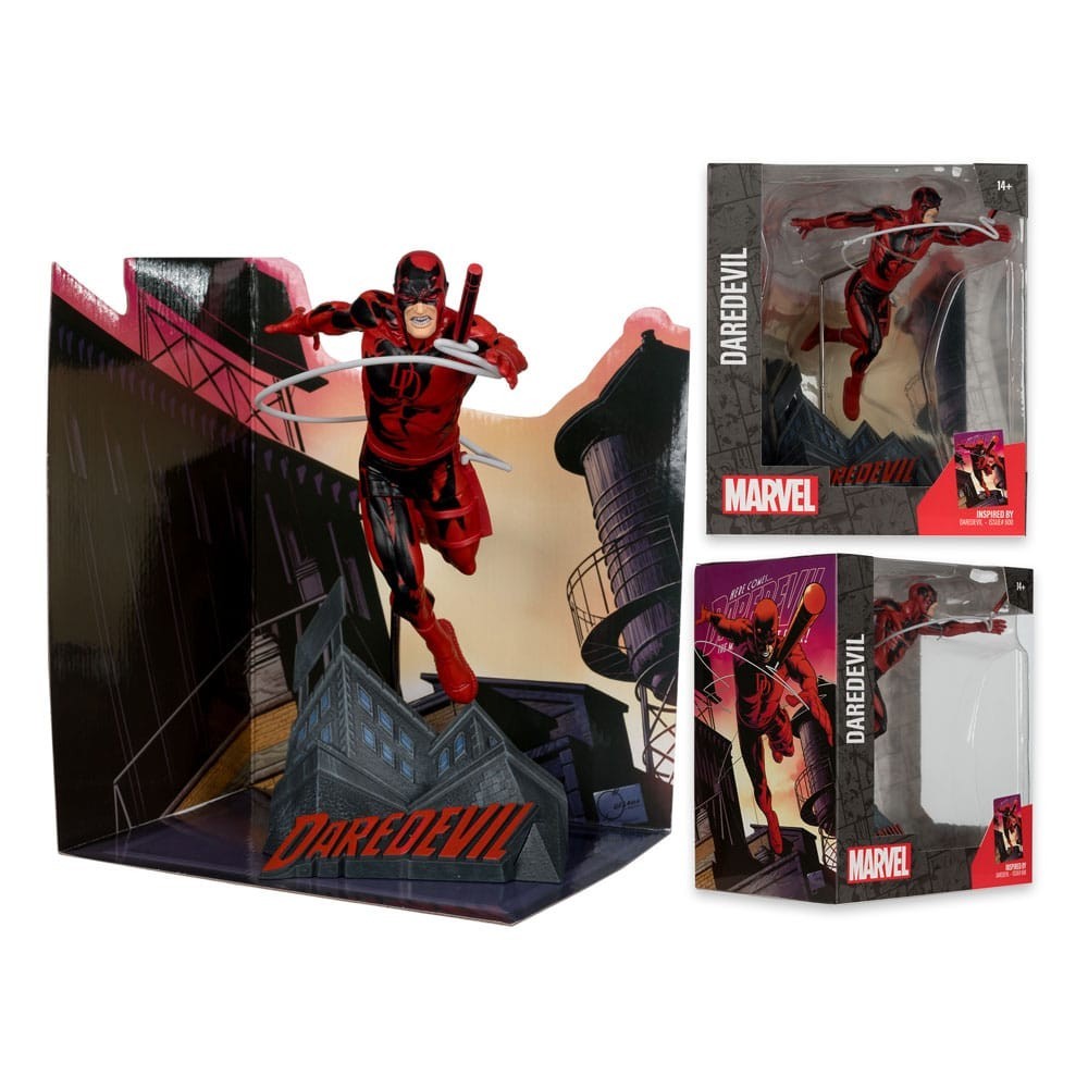 MARVEL PVC STATUE DAREDEVIL (DAREDEVIL 600) STATUA FIGURE MC FARLANE