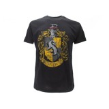 MAGLIA T SHIRT HARRY POTTER HUFFLEPUFF TASSOROSSO NERA