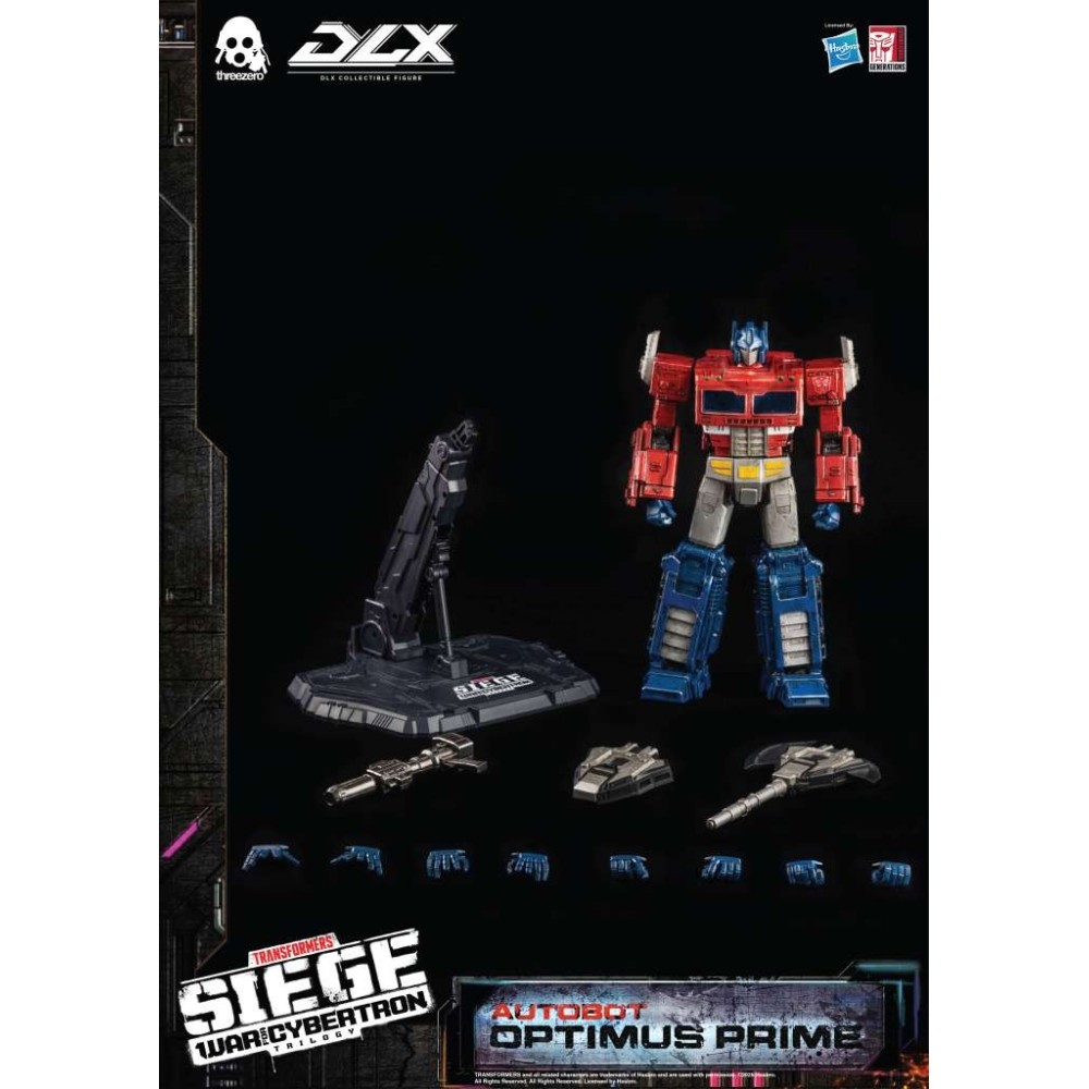 THREEZERO TRANSFORMERS WAR FOR CYBERTRON OPTIMUS PRIME DLX SERIES ACTION FIGURE