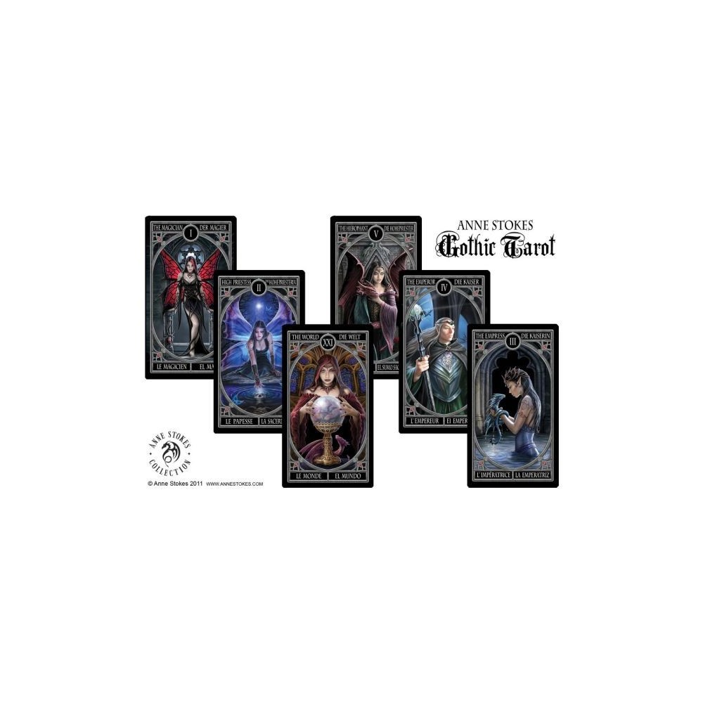 ANNE STOKES GOTHIC TAROT CARDS MAZZO CARTE TAROCCHI NEMESIS NOW