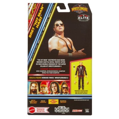 MATTEL WWE ELITE COLLECTION SERIES BRET HIT MAN HART ACTION FIGURE