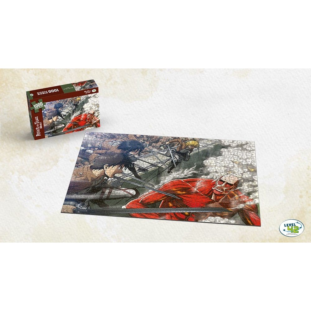L'ATTACCO DEI GIGANTI 1000 PEZZI PUZZLE 68X49CM DO NOT PANIC GAMES