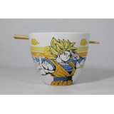 JUST FUNKY DRAGON BALL Z GOKU RAMEN BOWL WITH CHOPSTICKS