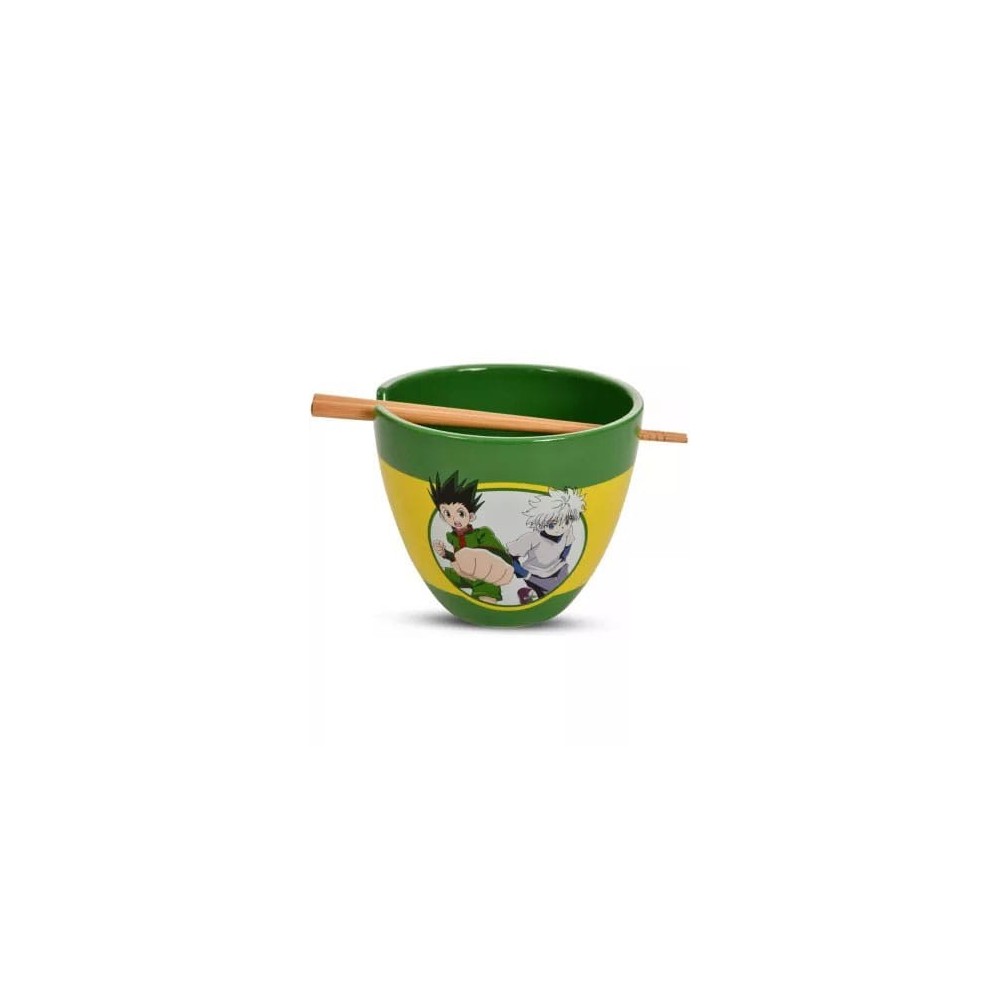 JUST FUNKY HUNTER X HUNTER RAMEN BOWL WITH CHOPSTICKS
