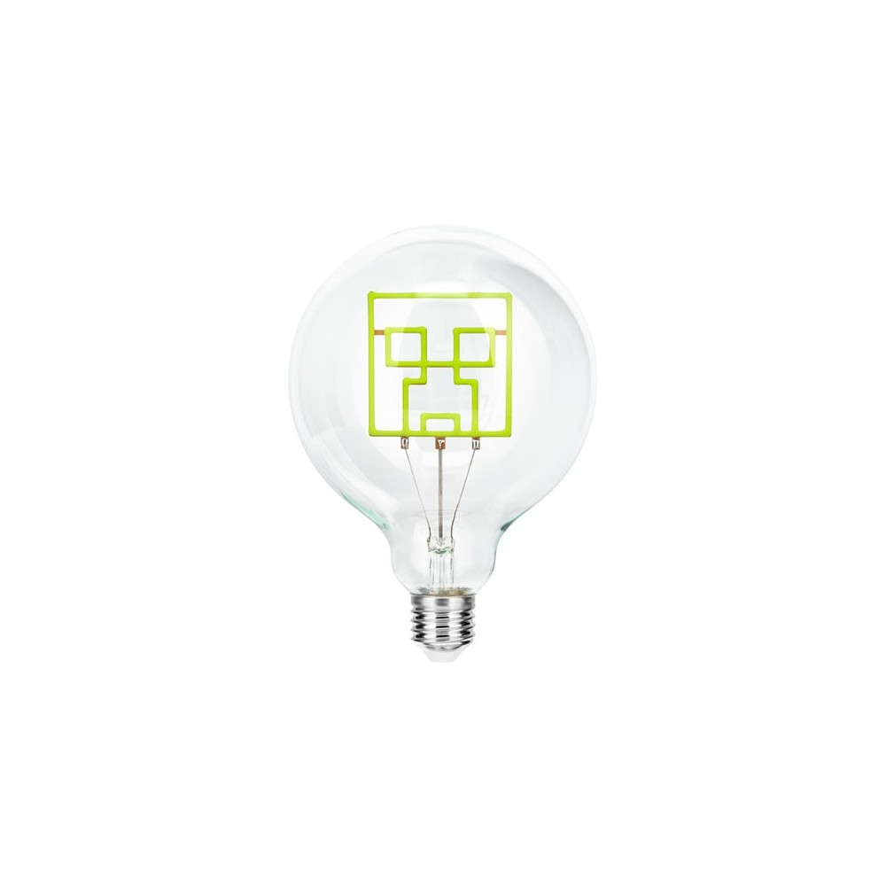 MINECRAFT CREEPER LED NEON BULB LAMPADINA PALADONE PRODUCTS