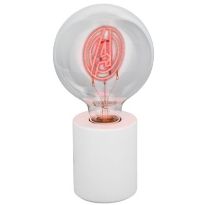 MARVEL AVENGERS LOGO LED NEON BULB LAMP LAMPADA PALADONE PRODUCTS