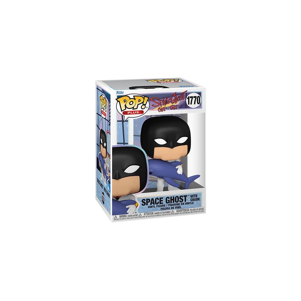 FUNKO FUNKO POP! PLUS SPACE GHOST COAST TO COAST - SPACE GHOST WITH SHARK FIGURE