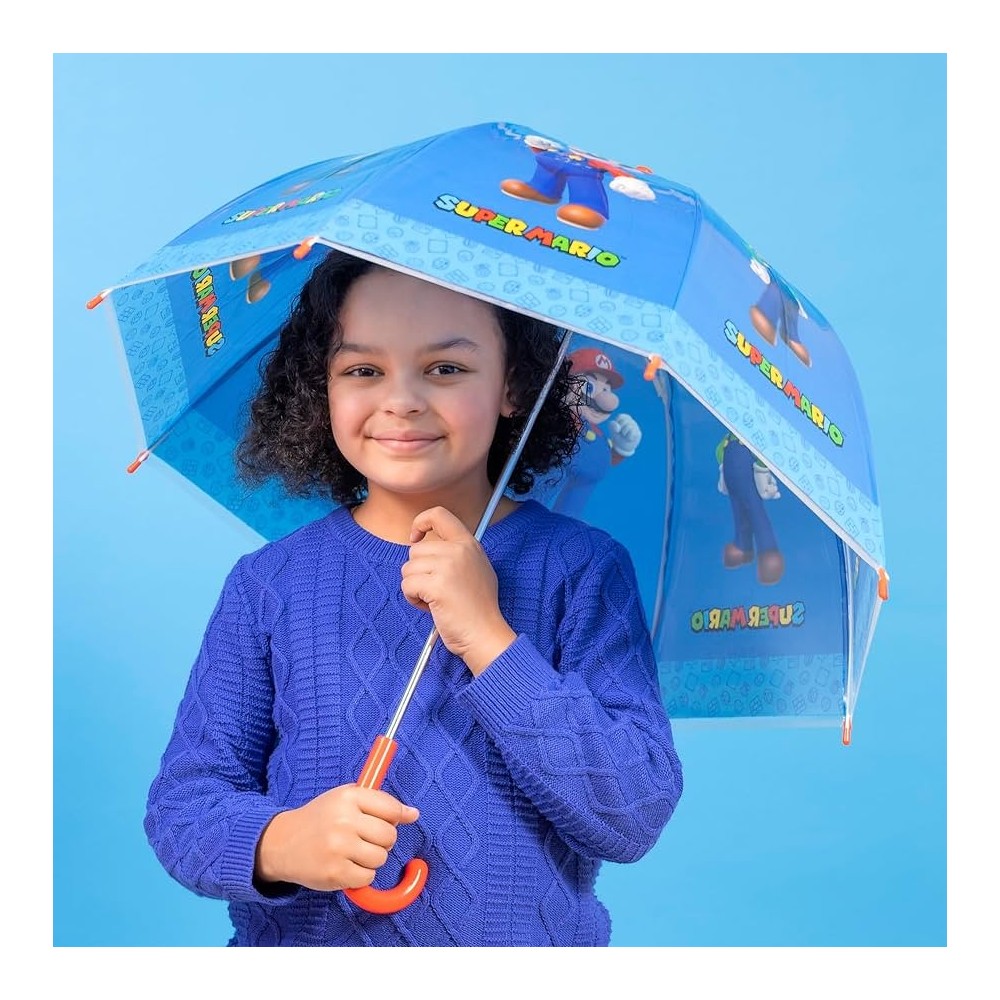 KIDS LICENSING SUPER MARIO CHILD UMBRELLA 46CM