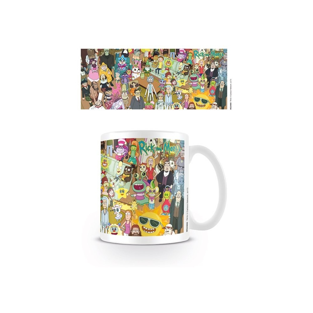 RICK AND MORTY CAST MUG TAZZA CERAMICA