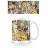 RICK AND MORTY CAST MUG TAZZA CERAMICA