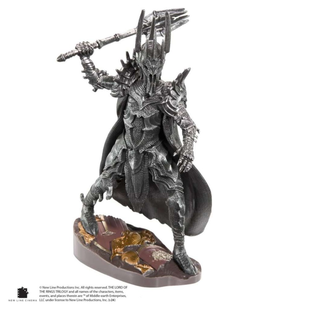 NOBLE COLLECTIONS LORD OF THE RINGS SAURON DIORAMA STATUE FIGURE
