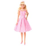 BARBIE THE MOVIE BARBIE IN PINK GINGHAM DRESS DOLL ACTION FIGURE MATTEL