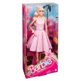 BARBIE THE MOVIE BARBIE IN PINK GINGHAM DRESS DOLL ACTION FIGURE MATTEL