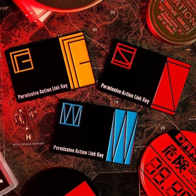 METAL GEAR SOLID METAL PAL KEYCARD SET OF 3 REPLICA FANATTIK