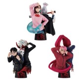 MEGAHOUSE DANDADAN PETITRAMA EX SERIES 3-SET + GIFT FIGURE PVC STATUE