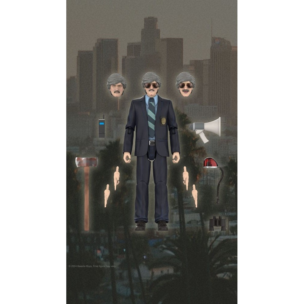 SUPER7 BEASTIE BOYS' SABOTAGE ULTIMATES ALASONDRO ALEGRE AS THE CHIEF ACTION FIGURE