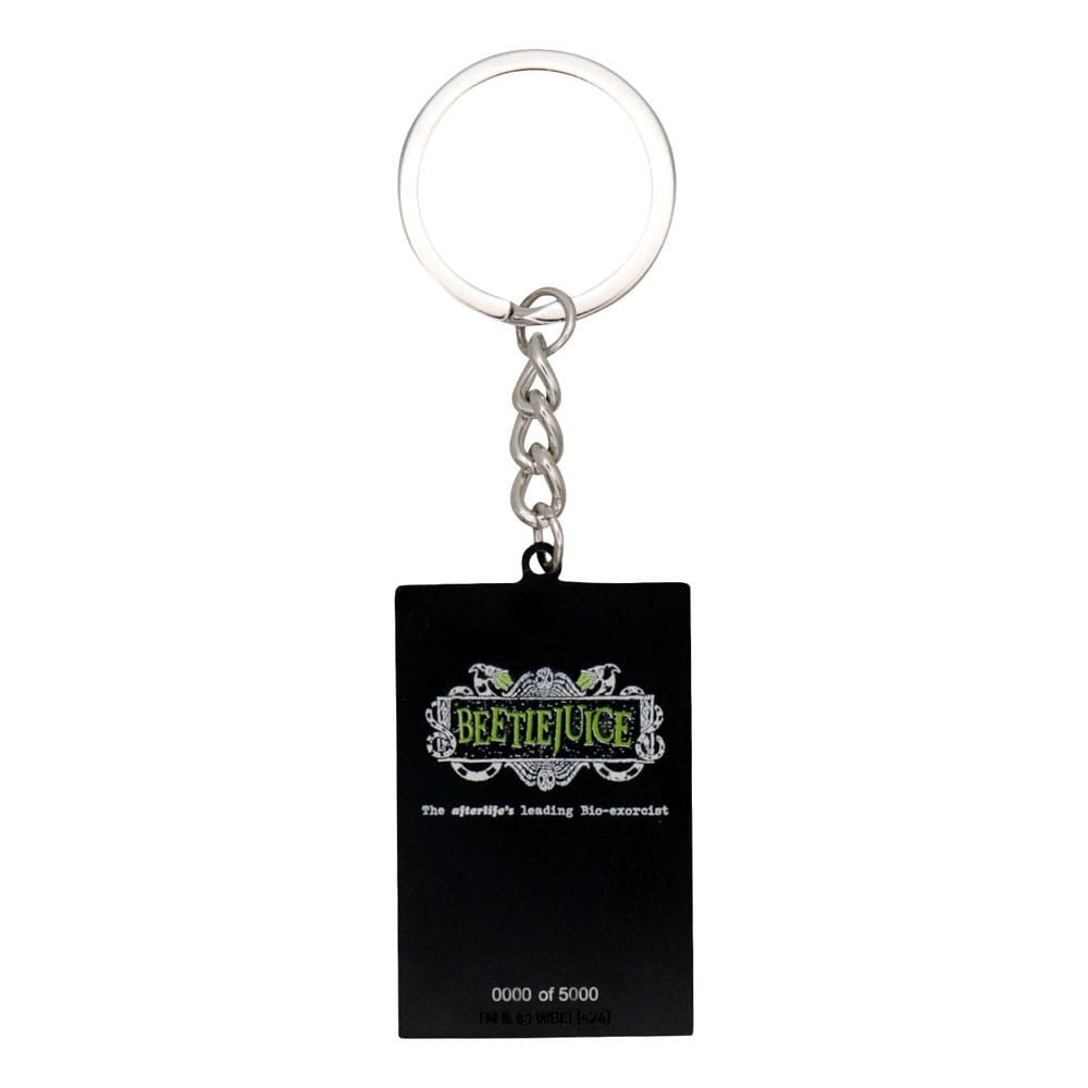 BEETLEJUICE HANDBOOK OF THE RECENTLY DECEASED KEYCHAIN PORTACHIAVI FANATTIK