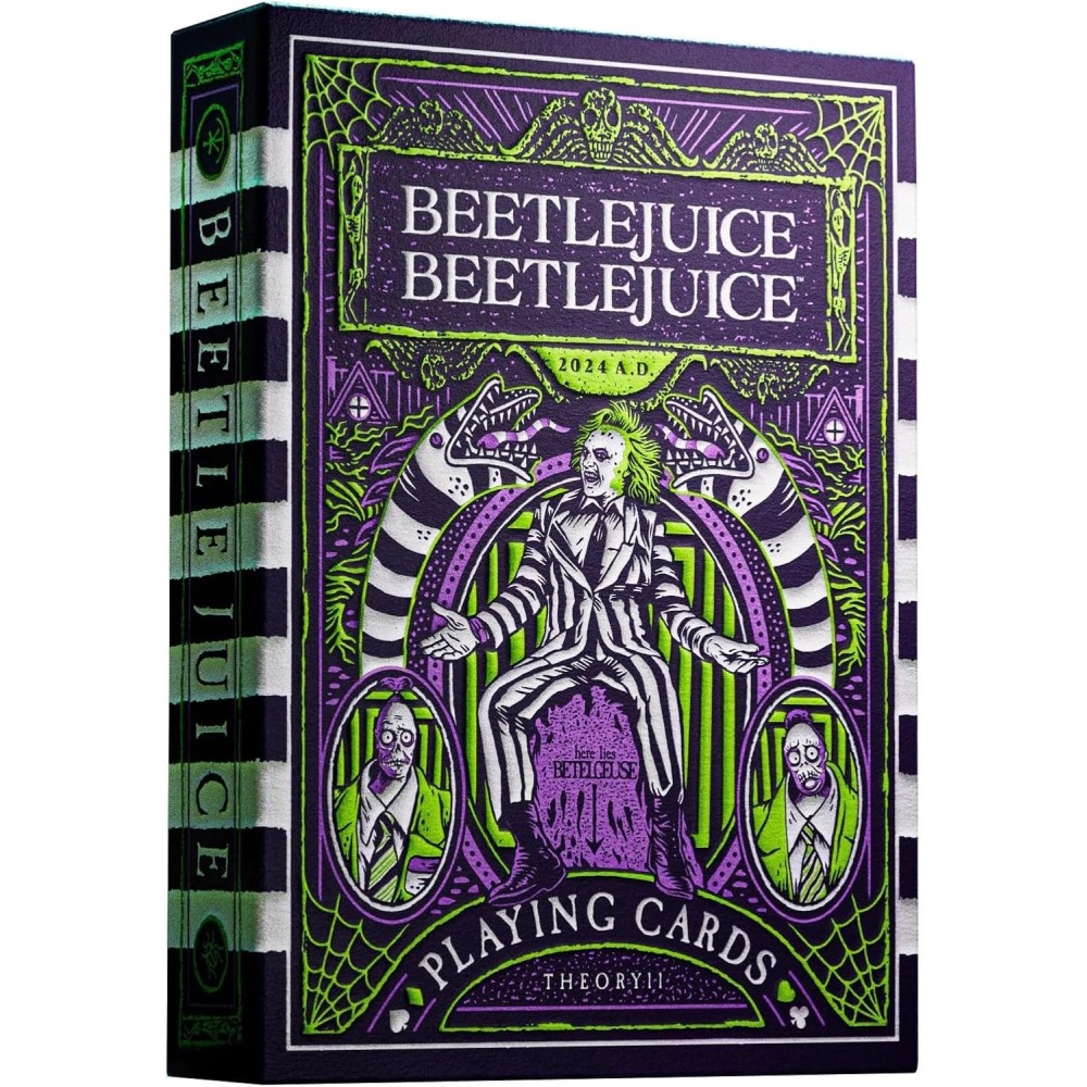 BEETLEJUICE BEETLEJUICE POKER PLAYING CARDS PREMIUM MAZZO THEORY11