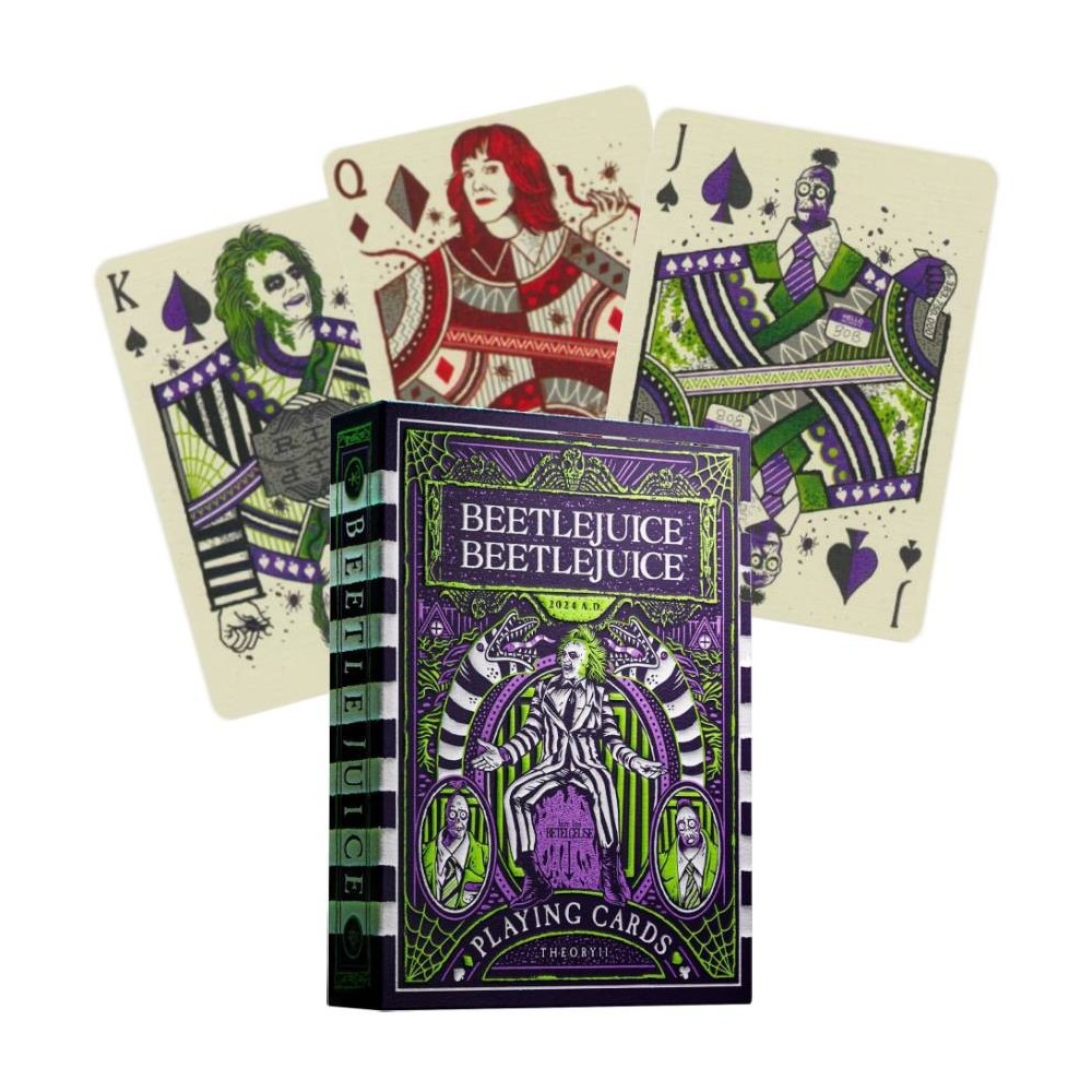 BEETLEJUICE BEETLEJUICE POKER PLAYING CARDS PREMIUM MAZZO THEORY11
