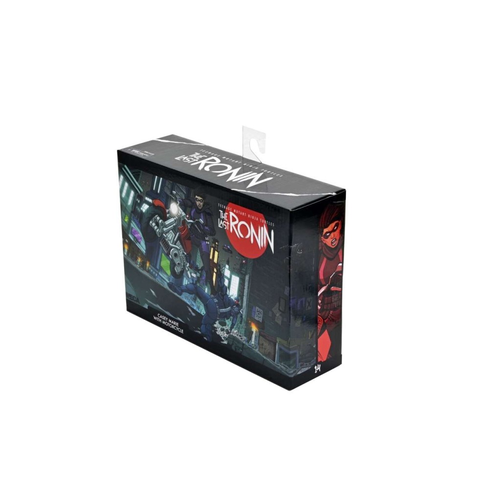 TEENAGE MUTANT NINJA TURTLES THE LAST RONIN CASEY MARIE WITH MOTORCYCLE ACTION FIGURE NECA