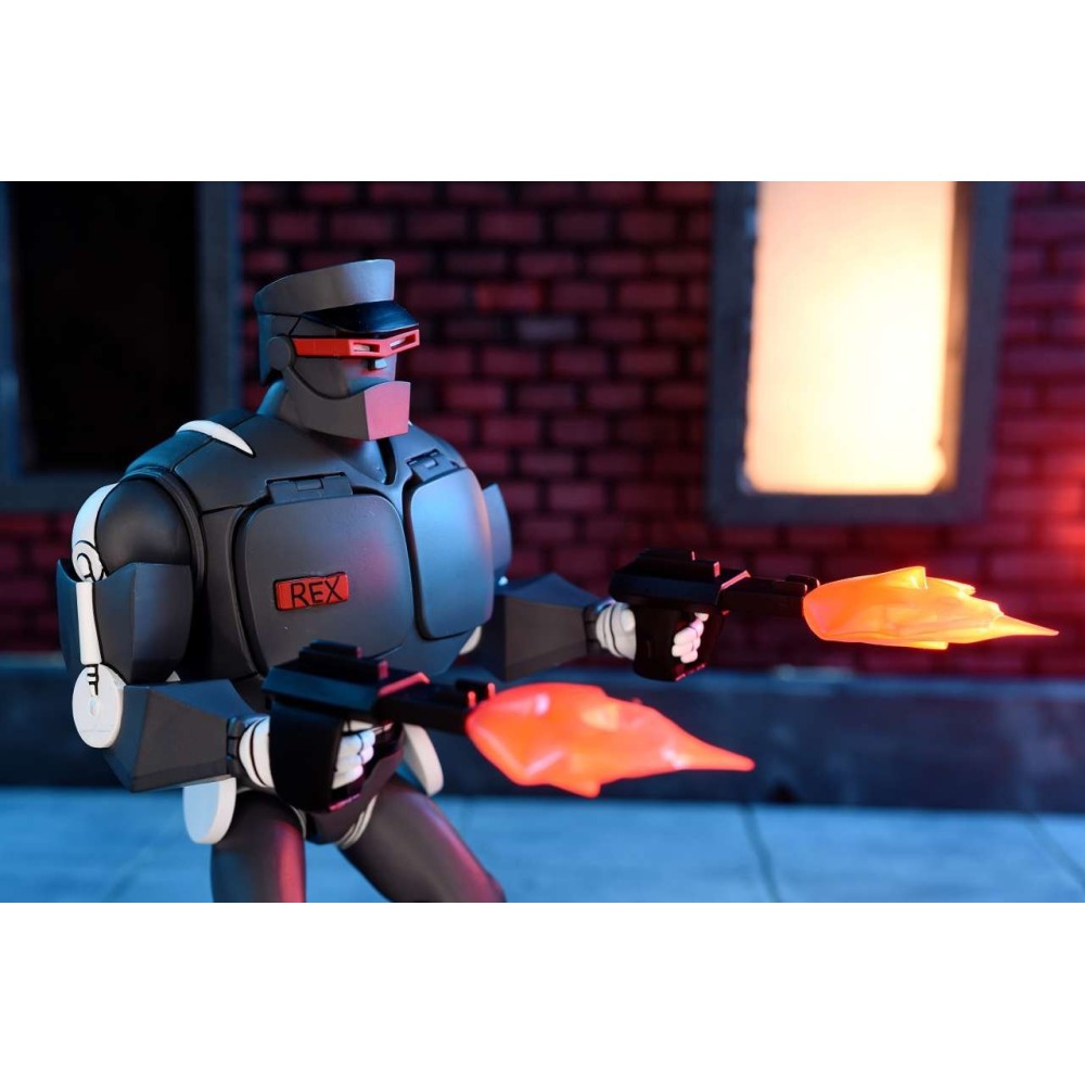 NECA TMNT NINJA TURTLES CARTOON EVIL REX-1 ULTIMATE ACTION FIGURE