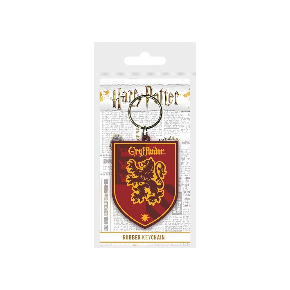 PYRAMID INTERNATIONAL HARRY POTTER GRYFFINDOR RUBBER KEYCHAIN