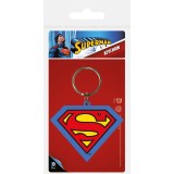 PYRAMID INTERNATIONAL SUPERMAN SHIELD PVC KEYCHAIN KEYRING