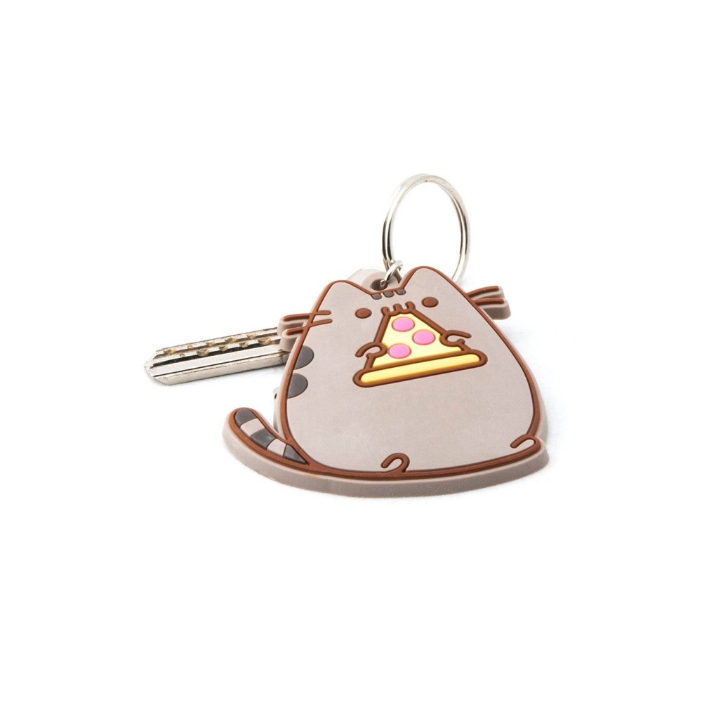 PUSHEEN THE CAT WITH PIZZA PORTACHIAVI PYRAMID INTERNATIONAL