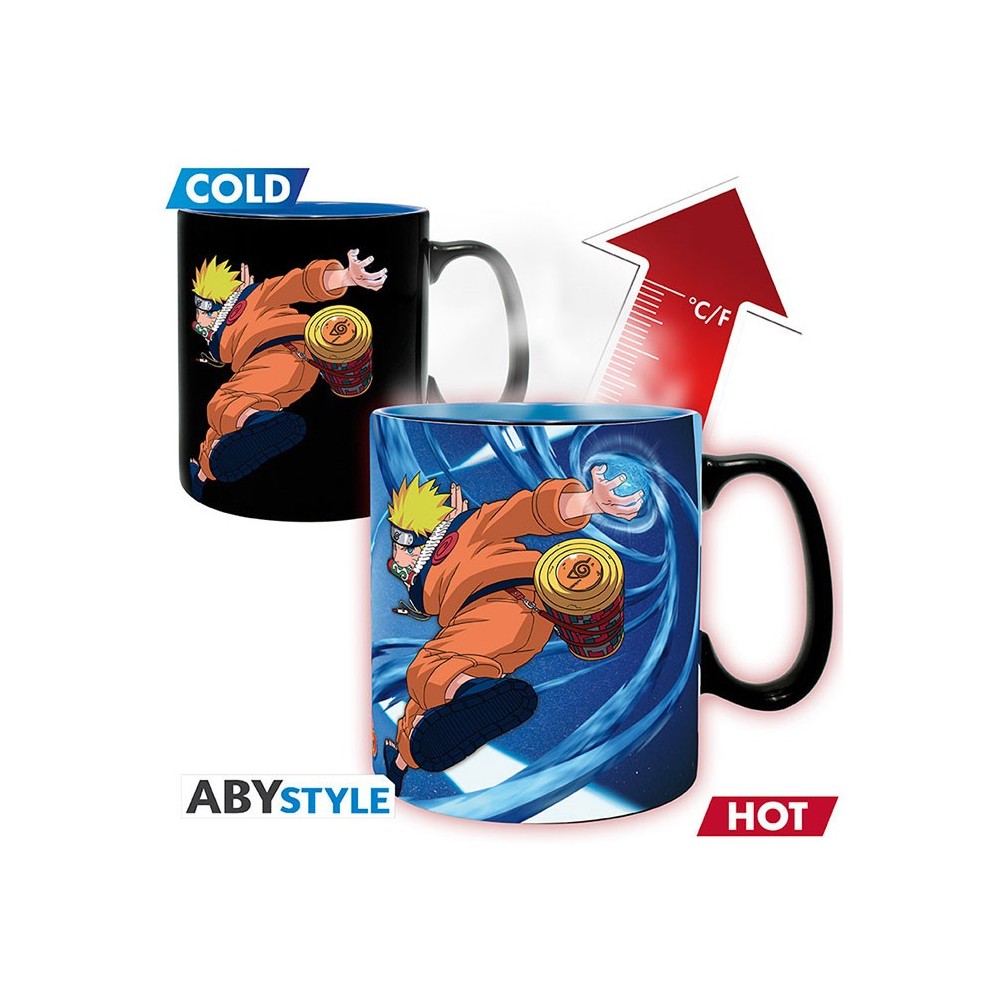 ABYSTYLE NARUTO vs SASUKE HEAT CHANGE MUG 460ML