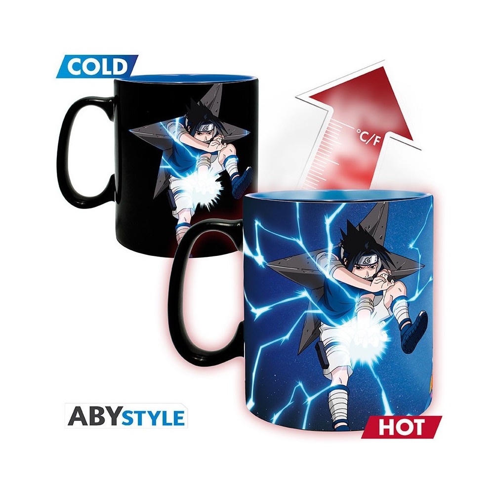 ABYSTYLE NARUTO vs SASUKE HEAT CHANGE MUG 460ML