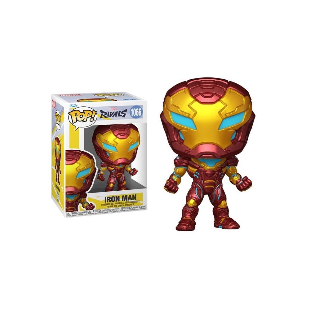 FUNKO FUNKO POP! GAMES MARVEL RIVALS IRON MAN BOBBLE HEAD FIGURE