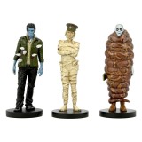 BEETLEJUICE 2 IMMIGRATION HALL SET 3-PACK STATUA FIGURE NECA