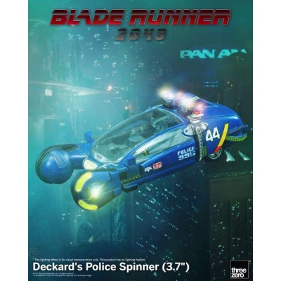 BLADE RUNNER 2049 DECKARD'S POLICE SPINNER DIE CAST 10CM FIGURE THREEZERO